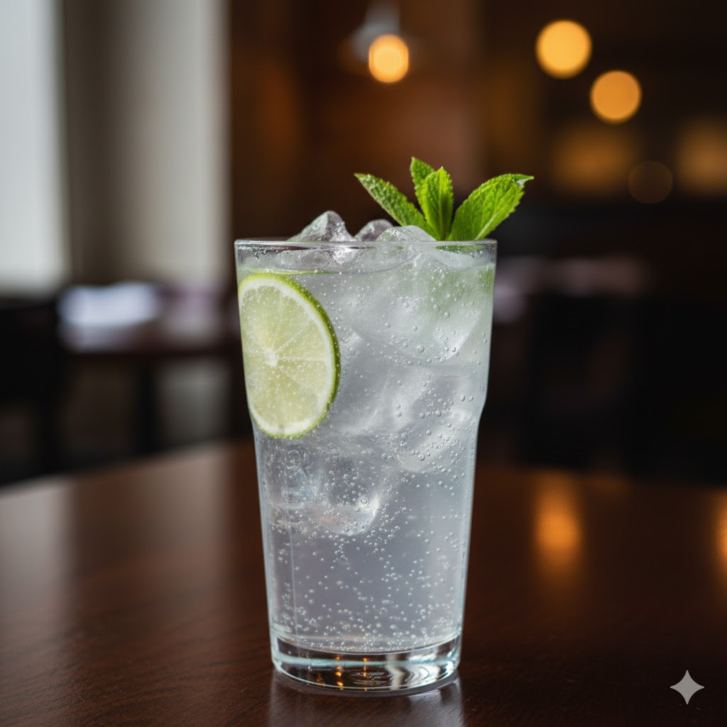 Elegant Lime Sparkling Water